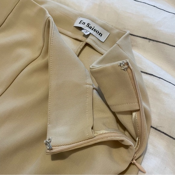 Anthropologie En Saison Seamed Slim Slit-Hem Pants - Picture 9 of 10